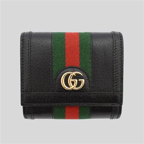 gucci ophidia wallet on chain black|Gucci men's bifold wallet.